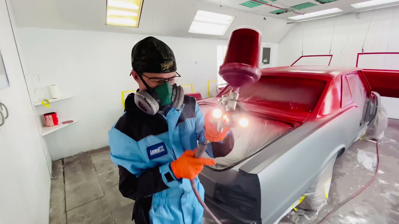 Lumaiii (paint spray gun light) in action - Clip 28
