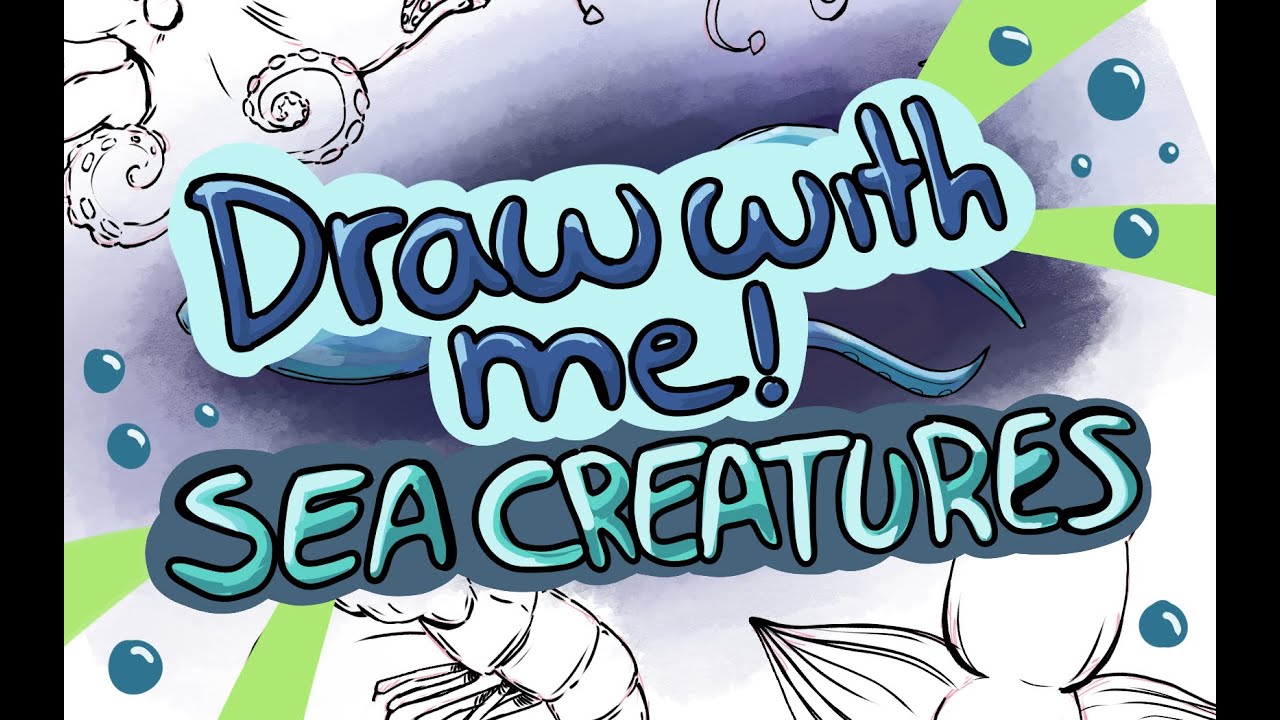 Draw with me: Sea Creatures | Neokeii
