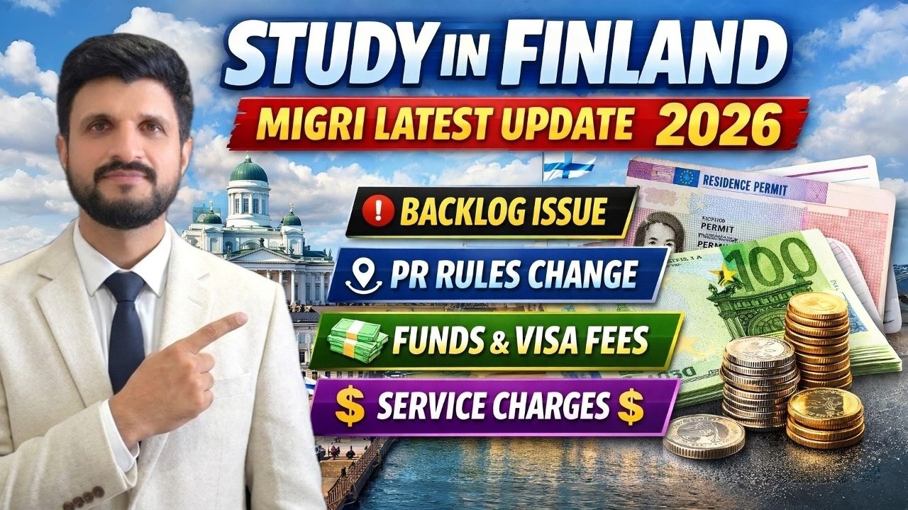 Finland Study Visa | Study in Finland Migri Backlog Update | Funds, PR Rules & MIGRI Study Visa News