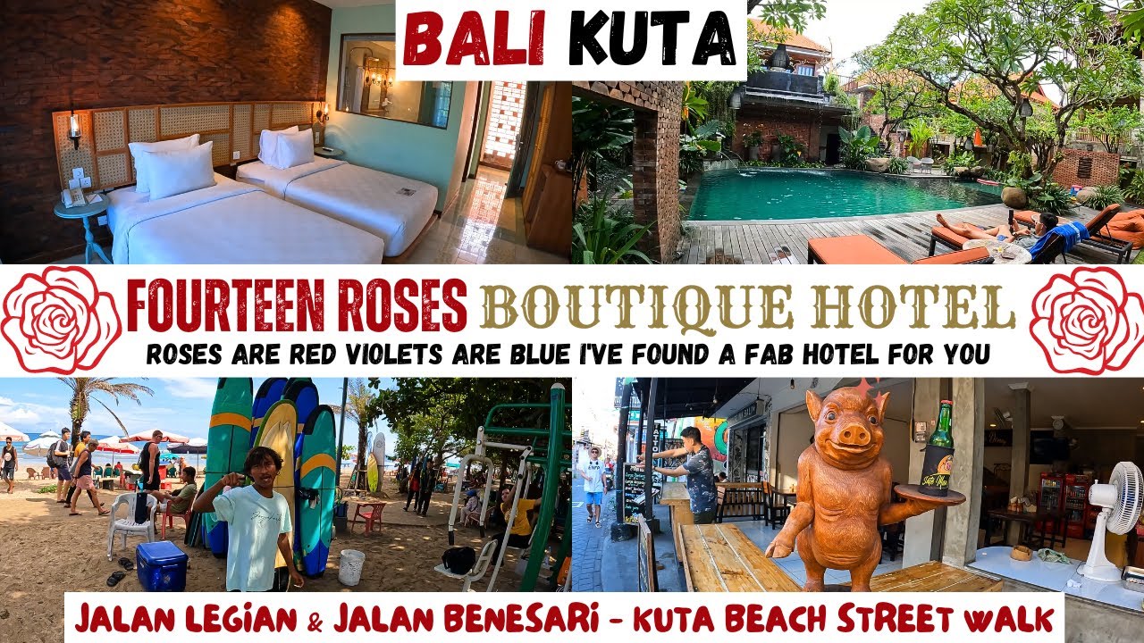 Bali Kuta Hotels Fourteen Roses Boutique hotel Accommodation