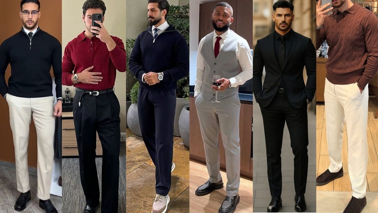 Christmas and New Year looks 2025-2026 men's Christmas fashion