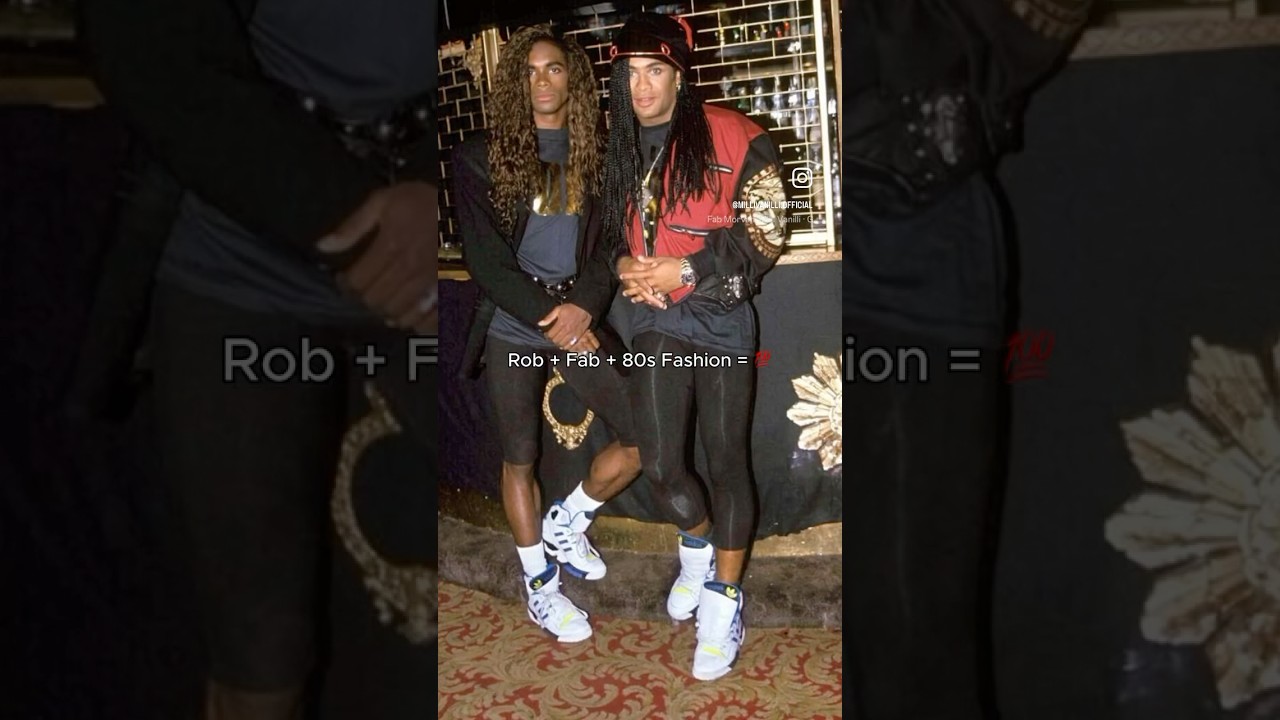 FAB MORVAN MILLI VANILLI BACK IN TIME. THE NEW VERSION YOU HEAR IS ME ON THE MICROPHONE 🎤
