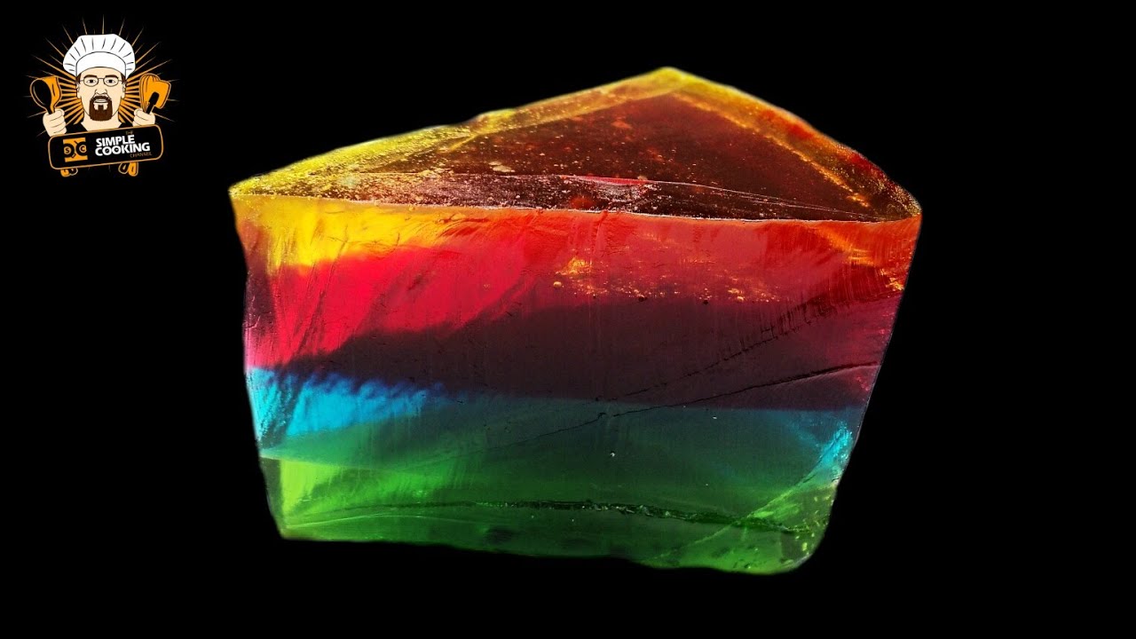 GIANT GUMMY RAINBOW CAKE