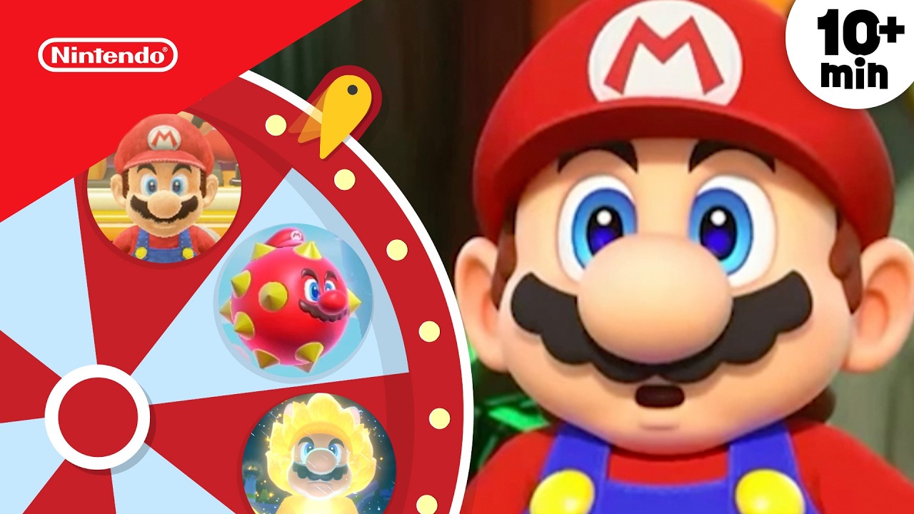 Mario Surprising Moments 😲 Nintendo Spin The Wheel Video For Kids | Play Nintendo