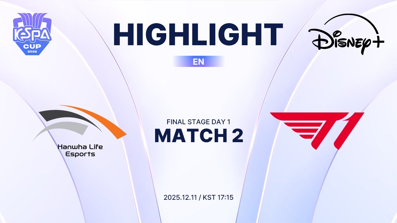 HLE vs T1 Highlights | Final Stage M2 | 2025 LoL KeSPA CUP
