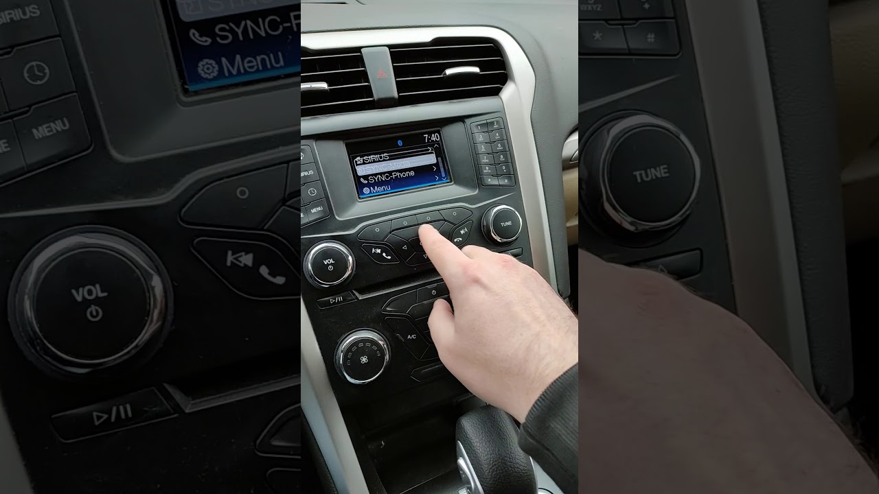 Как проигрывать музыку через Bluetooth на Sync 1 Ford Fusion USA