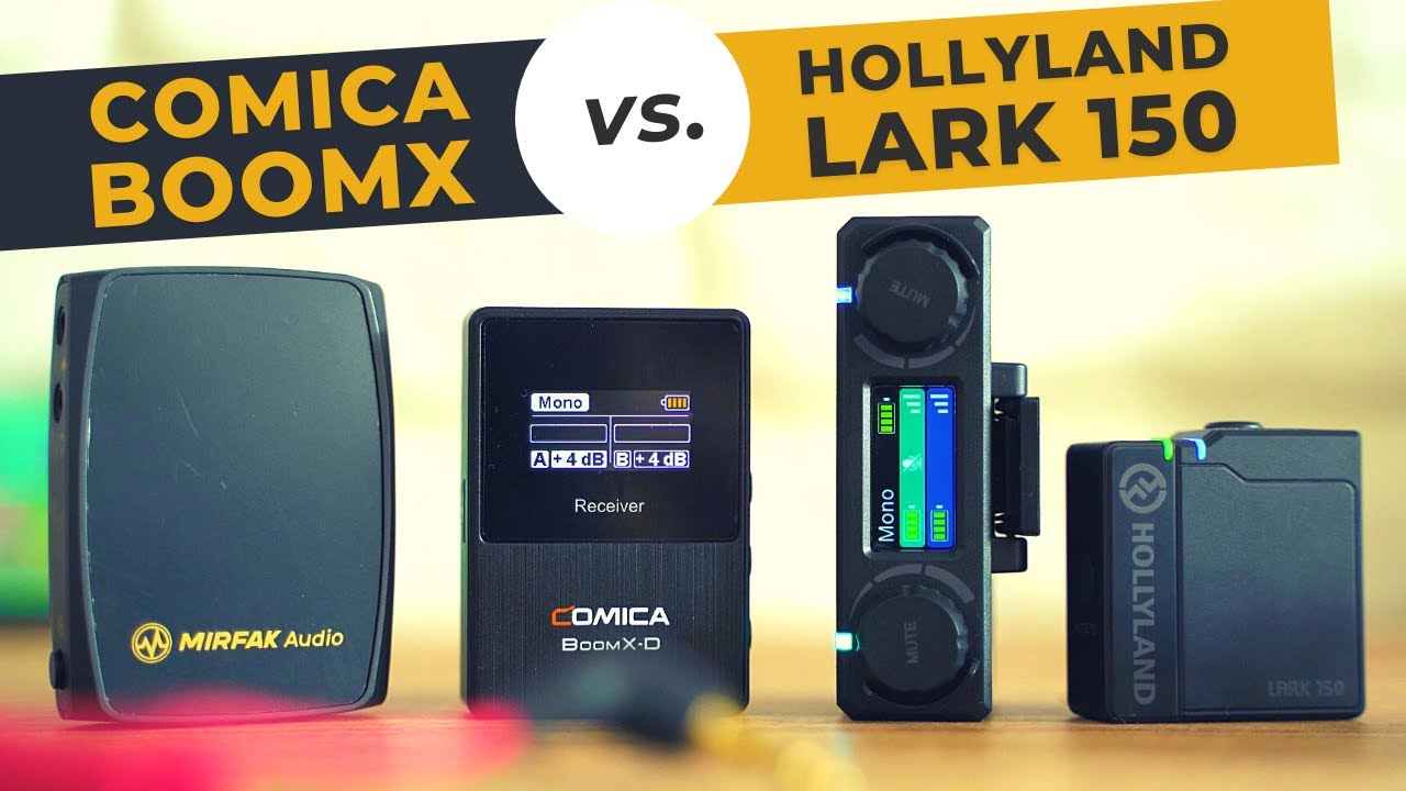 Wireless Mics Battle: Hollyland Lark 150 vs Comica BoomX-D vs Mirfak WE1