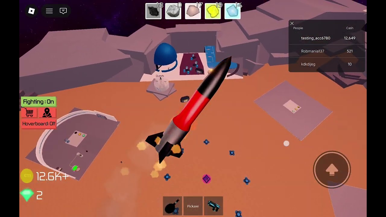 A nuke and others on my testing acc