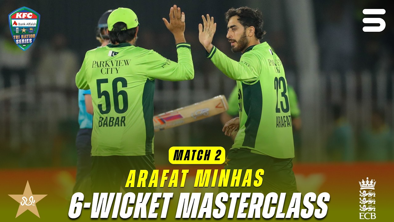 Arafat Minhas On Fire, A Sensational 6-Wicket Haul To Seal The Game | Pakistan vs England | M9S1H