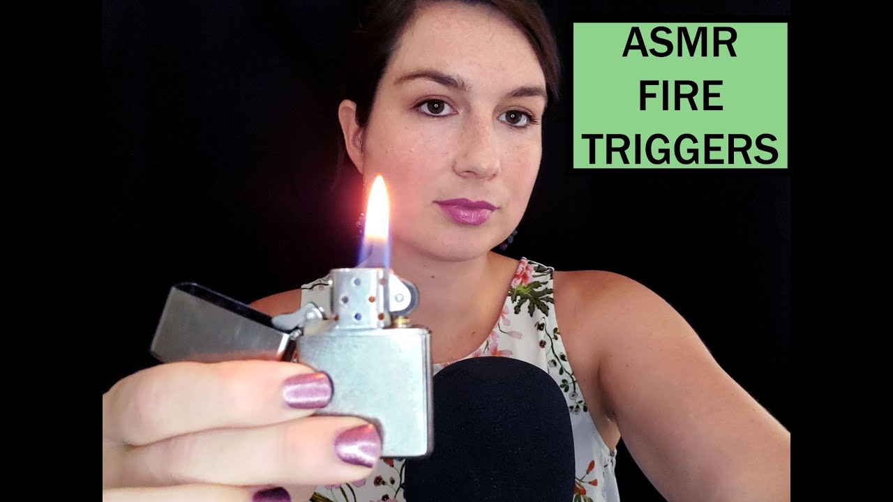 ASMR | Fire Triggers | Lighting Matches | Blowing Out Matches | Zippo | Water