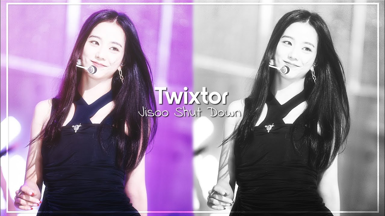 Jisoo shut down twixtor clips 4k