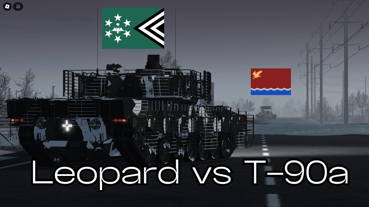 T-90a Vs Leopard 2a6  Mtc4