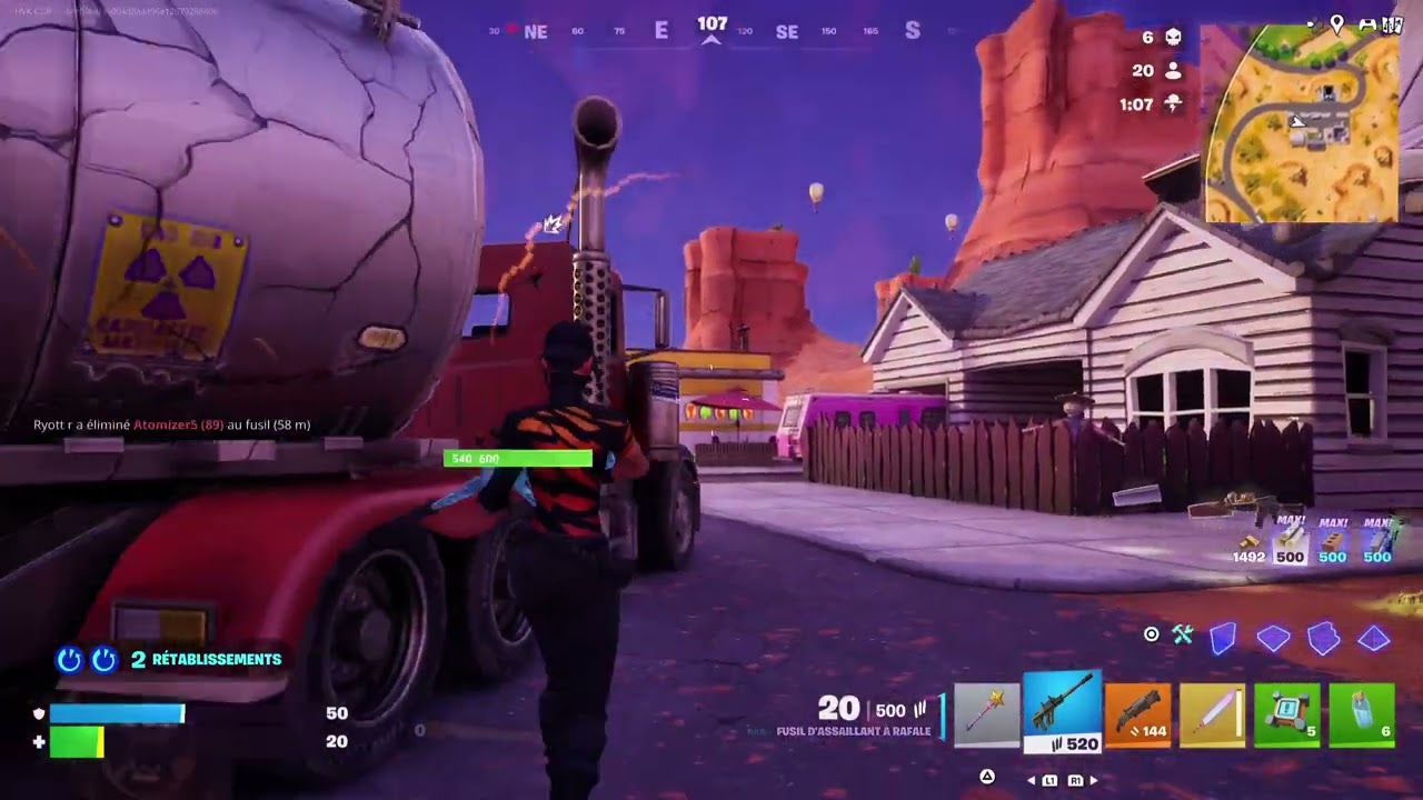 Fortnite défi 15 kills