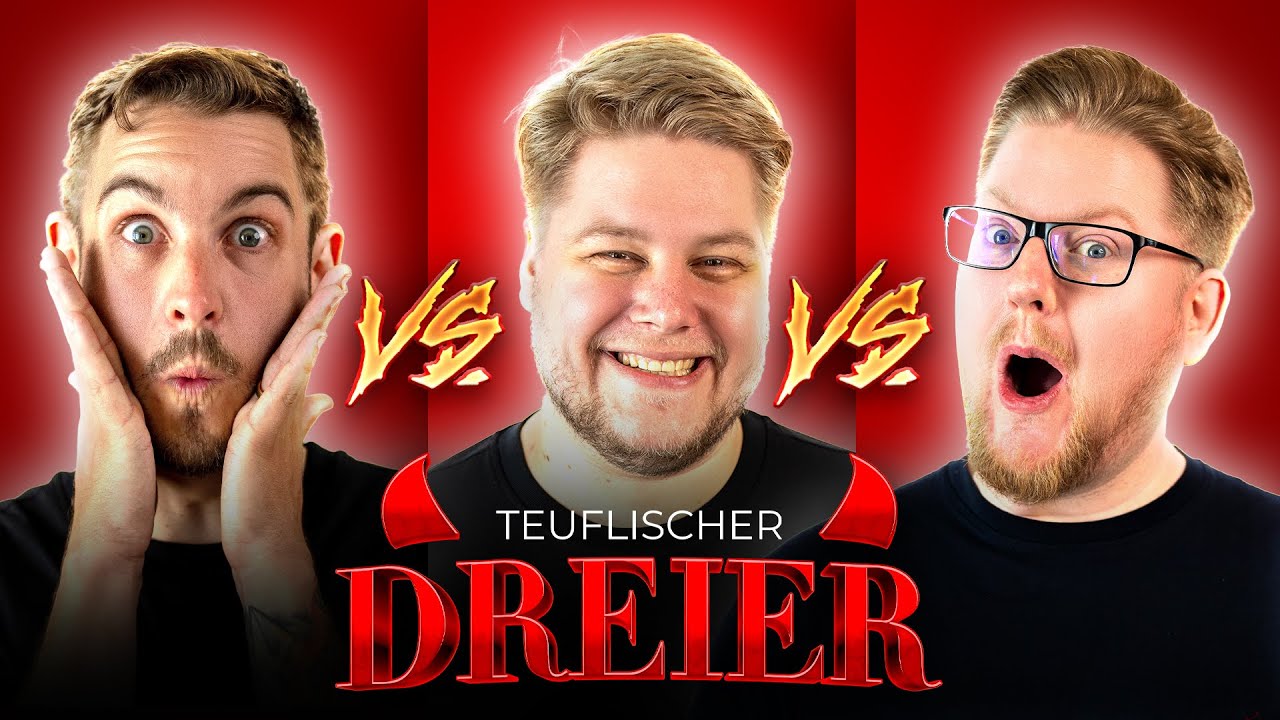 3 Holzköpfe, aber nur 1 Gewinner!