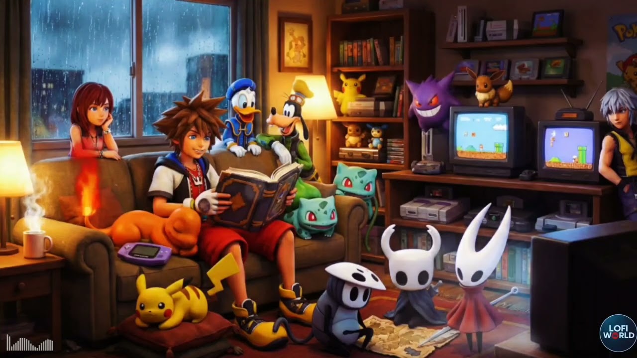 Fantasy Video Game Lofi Mix Vol. 2 Pokémon, Kingdom Hearts & Hollow Knight | Beats for Focus & Study