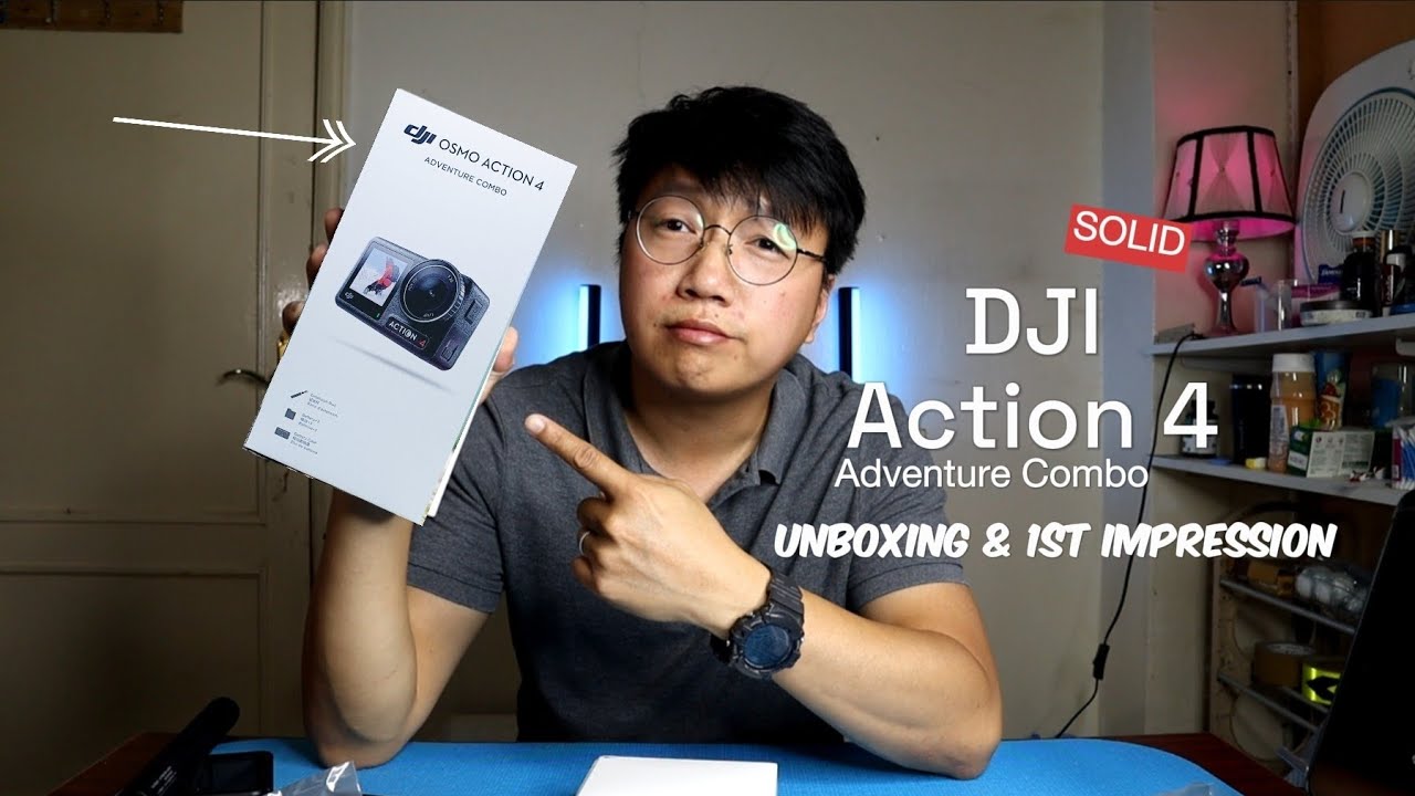 My First DJI - Action 4 Adventure Combo : unboxing 