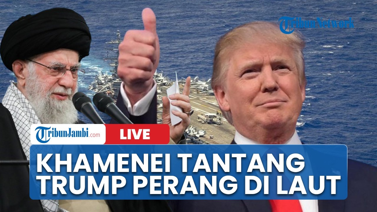 🔴Khamenei Tantang Trump Berperang di Laut, Akui Mampu Tenggelamkan Kapal AS
