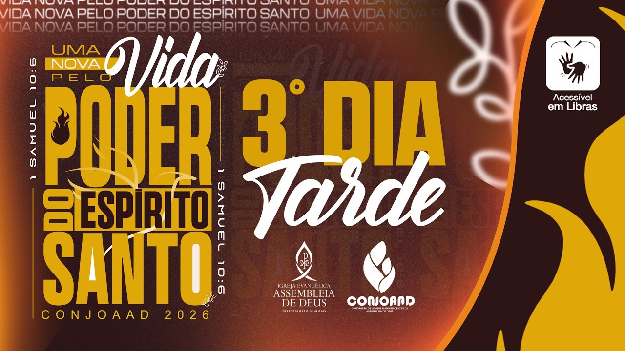 CONJOAAD 2026 | SEXTA REGIÃO - 3º DIA TARDE (ACESSÍVEL EM LIBRAS) 16/02/2026 | #aovivo