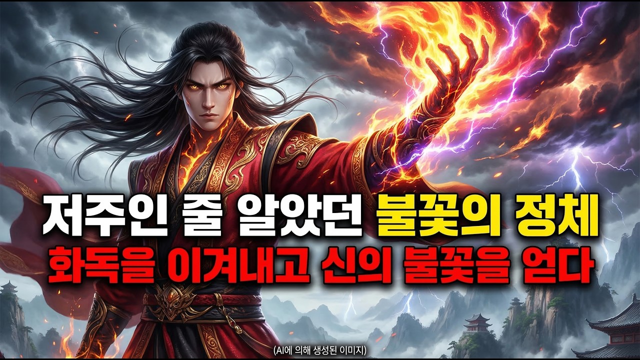 평생 '화독(火毒)'에 시달린 청년의 반전: 사실 만물을 불태우는 전설의 '신성 불꽃' 주인이었다.#무협 #화독 #각성 #신성화염 #태양의주인 #먼치킨