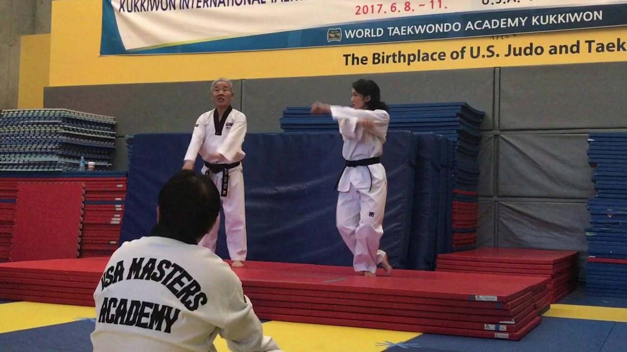 Pyongwon poomsae from the June 8-11, 2017 Kukkiwon International Masters & Examiners License Course