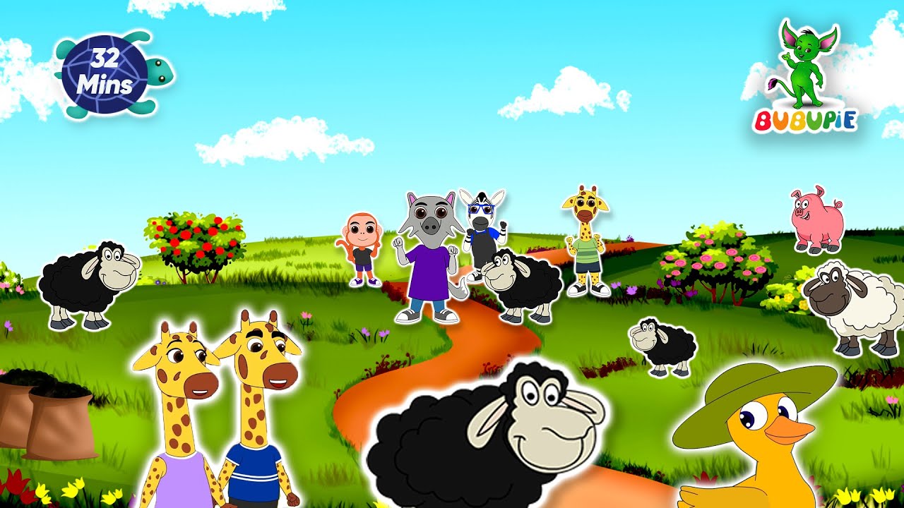Baa Baa Black Sheep | Kids Songs & Nursery Rhymes | BUBUPiE