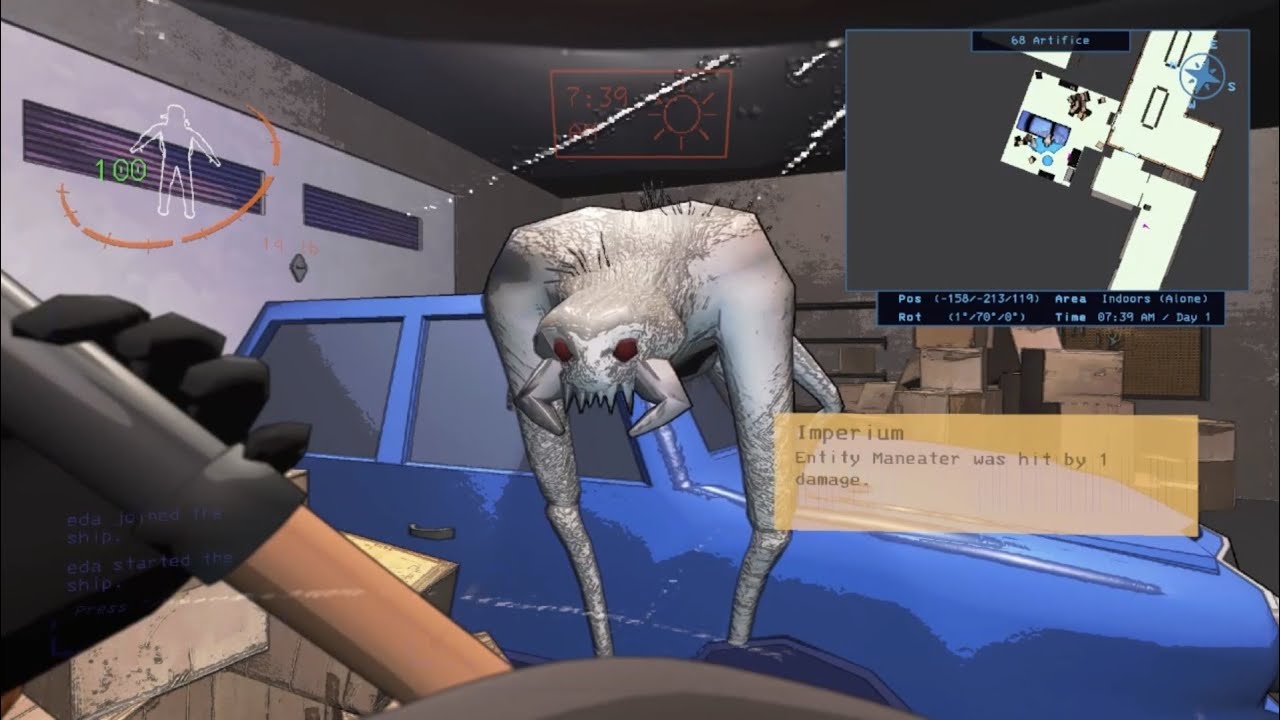 【LethalCompany】マンイーター室内stuck kill 覚醒しても大丈夫だ、問題ない