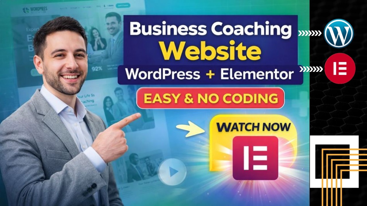 Build a Professional Business Consulting Website in WordPress Using Elementor (No Coding)