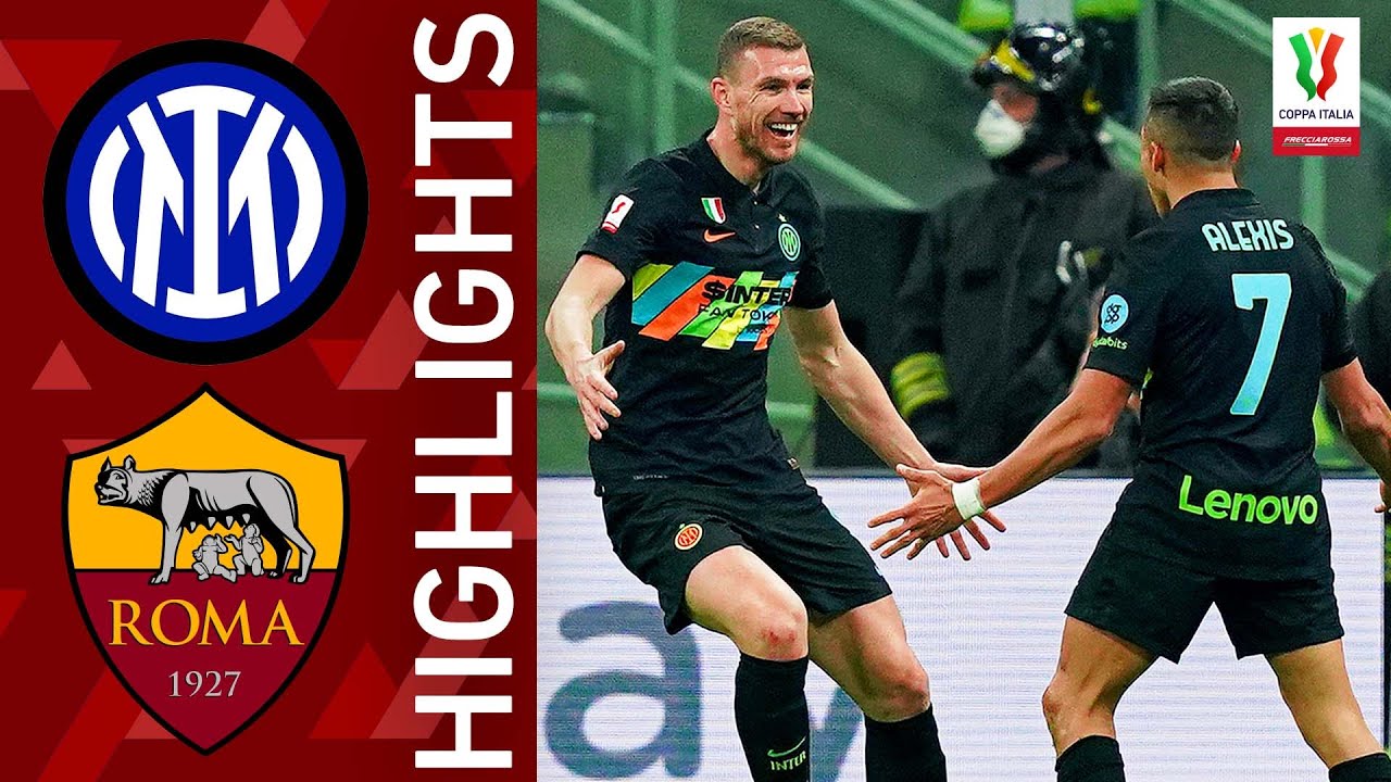 Inter 2-0 Roma | Džeko & S&aacute;nchez Goals Send Inter Through! | Coppa Italia Frecciarossa 2021/22