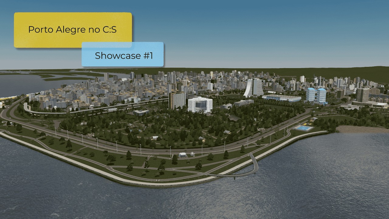 Porto Alegre no Cities Skylines - Showcase #1