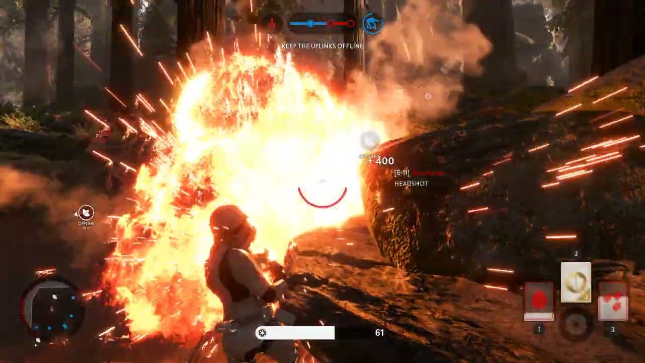 Star Wars Battlefront (2015): Skirmish Walker Assault Survivors of Endor (Empire) Gameplay