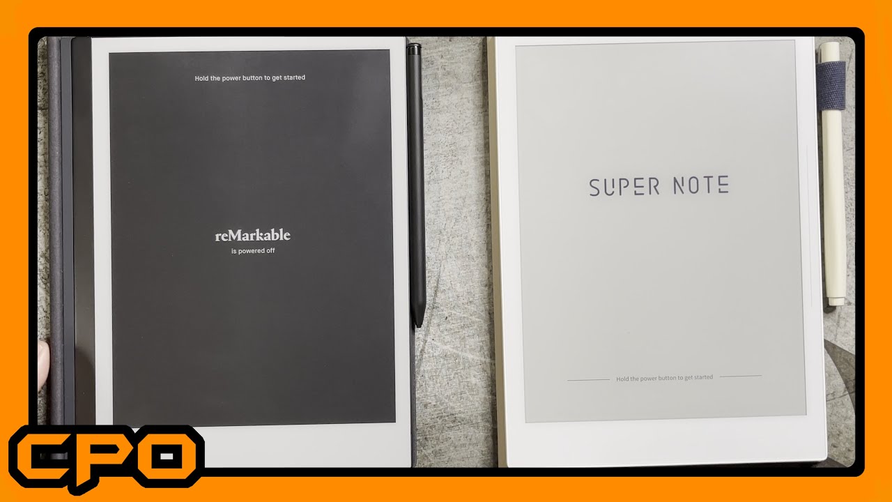 reMarkable 2 vs Supernote A5X - Speed Comparison
