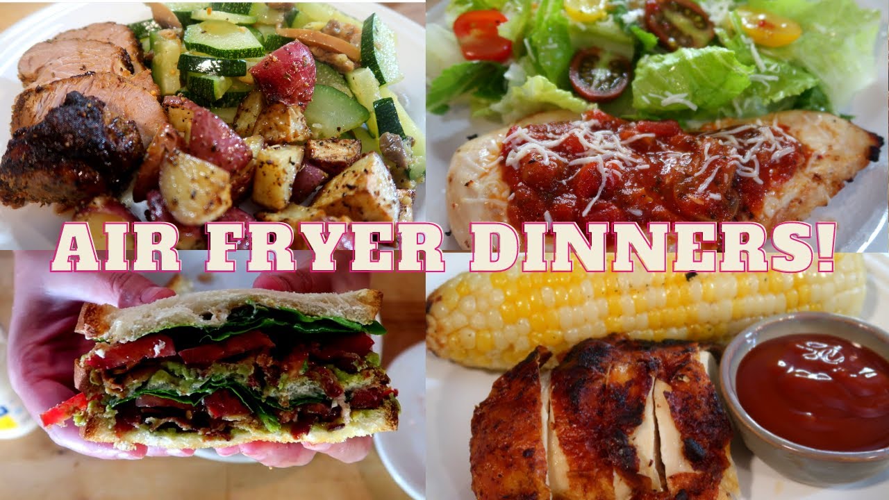 AIR FRYER DINNERS | QUICK AND EASY RECIPES | WHAT'S FOR DINNER | DISHING DELIGHTS