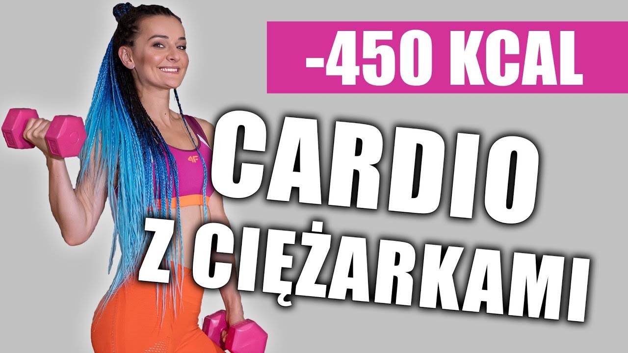 ODCHUDZAJĄCY TRENING Z HANTLAMI 🏋‍♀ CARDIO MODELUJĄCE SYLWETKĘ