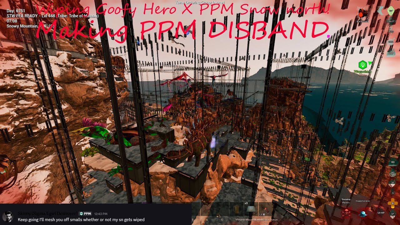 Online Wiping Goofy Hero x PPM Snow North ! Ark Small Tribes