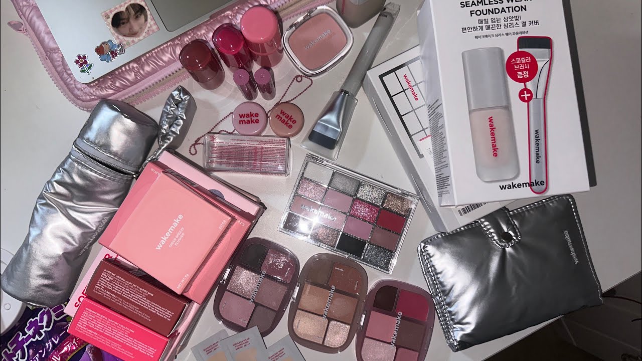 new makeup products unboxing🧚🏼‍♀️💌✨(шинэ будагнуудыг маань задалж үзэцгээе)