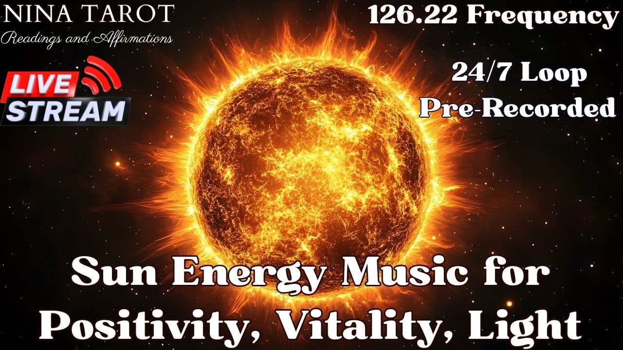 Sun Energy 126.22 Hz Frequency✨️Infuse Yourself with the Light, Joy & Positivity of the Sun🌞✨️