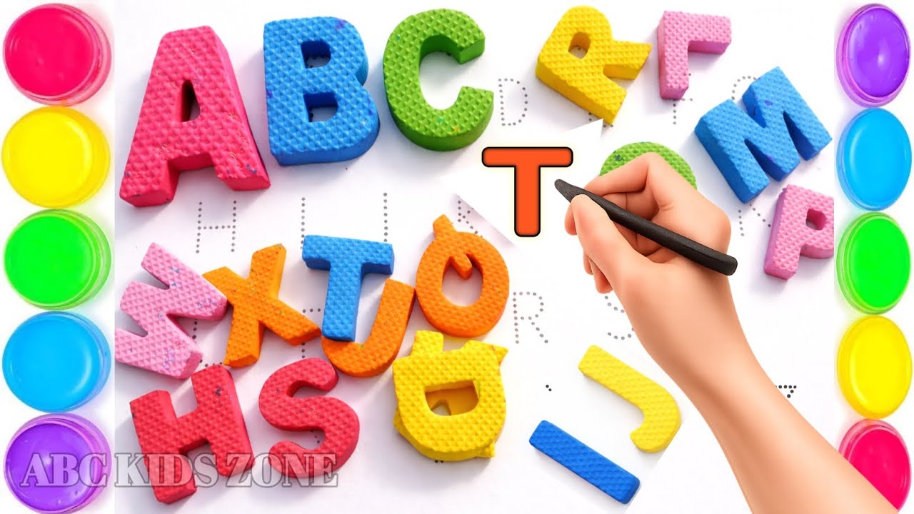 ABC Alphabet | Easy abcd | ABC Song for Kids | Learn A to Z Phonics & Dotted Writing ABCD #abcsong 