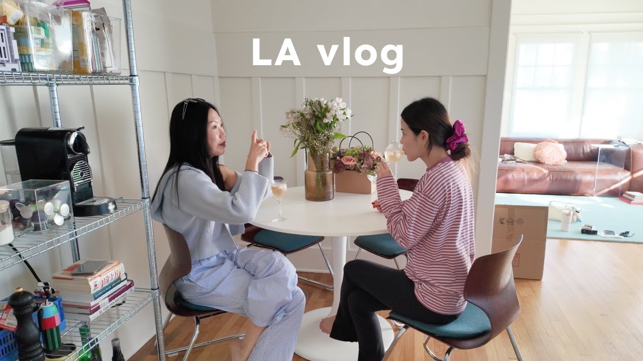 vlog | back in la, weddings, girls' night