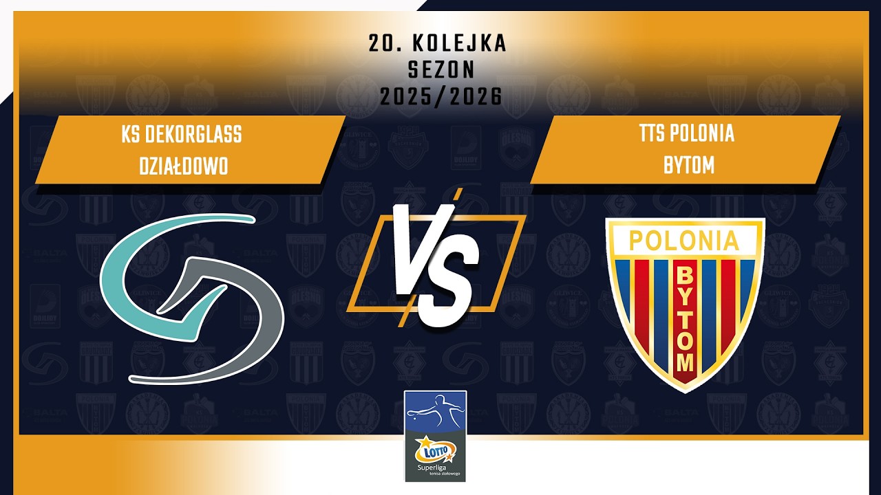 20. Kolejka LOTTO Superligi - KS Dekorglass Działdowo vs TTS Polonia Bytom