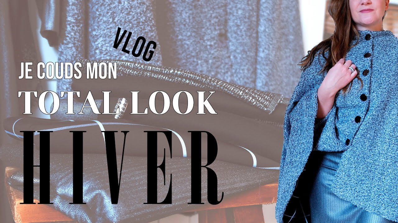 Je couds ma tenue pour l'Hiver | Vlog Couture | une robe de l'espace et d'autres trucs...