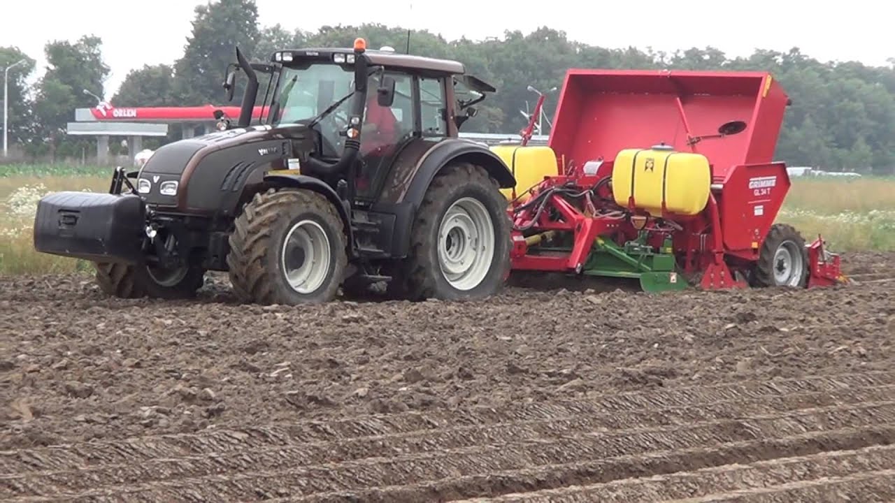 [1/18] Grimme GL 32 T + Amazone KG 3000 Specjal + Valtra