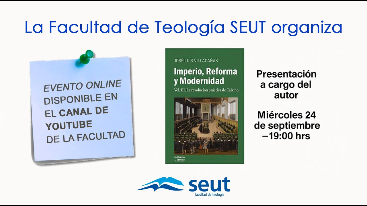 SEUT presenta el nuevo libro de de José Luis Villacañas