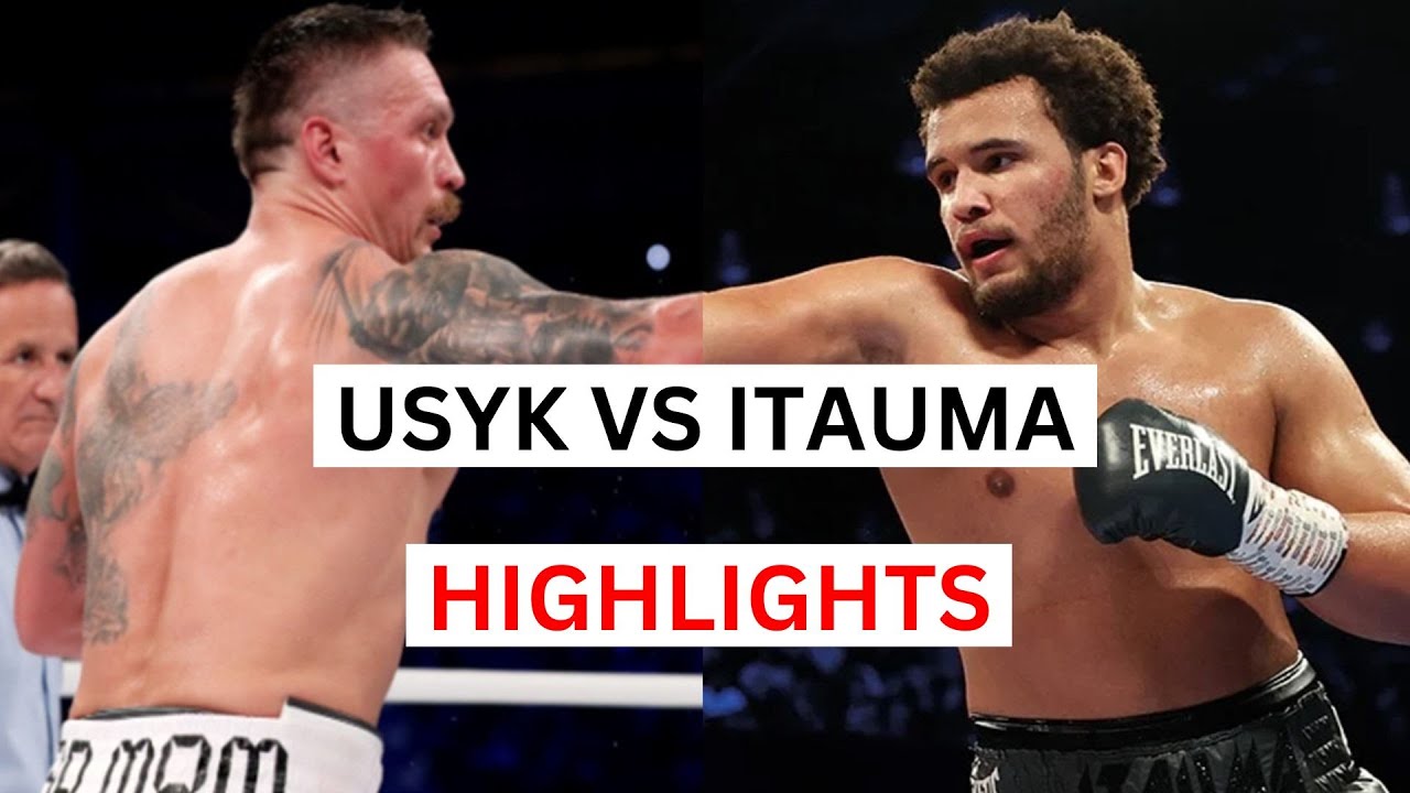 Moses Itauma vs Oleksandr Usyk Highlights & Knockouts