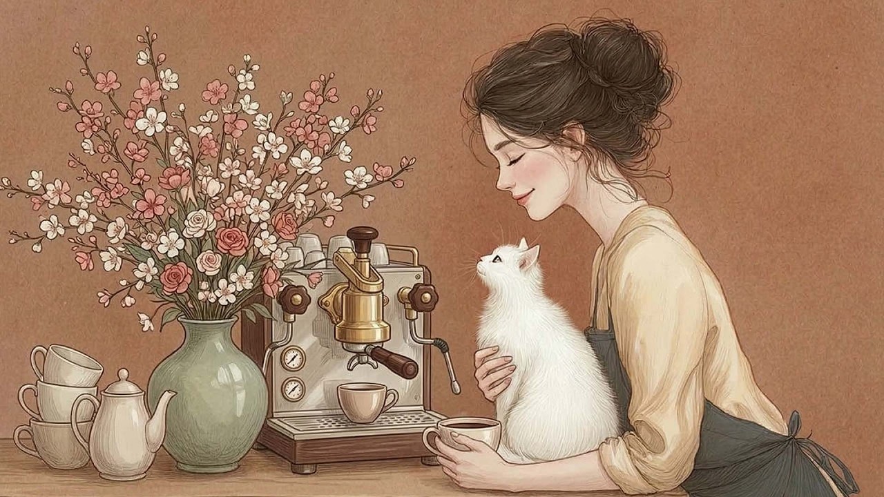 Warm Cafe Jazz ☕ Just Stay and Melt Away