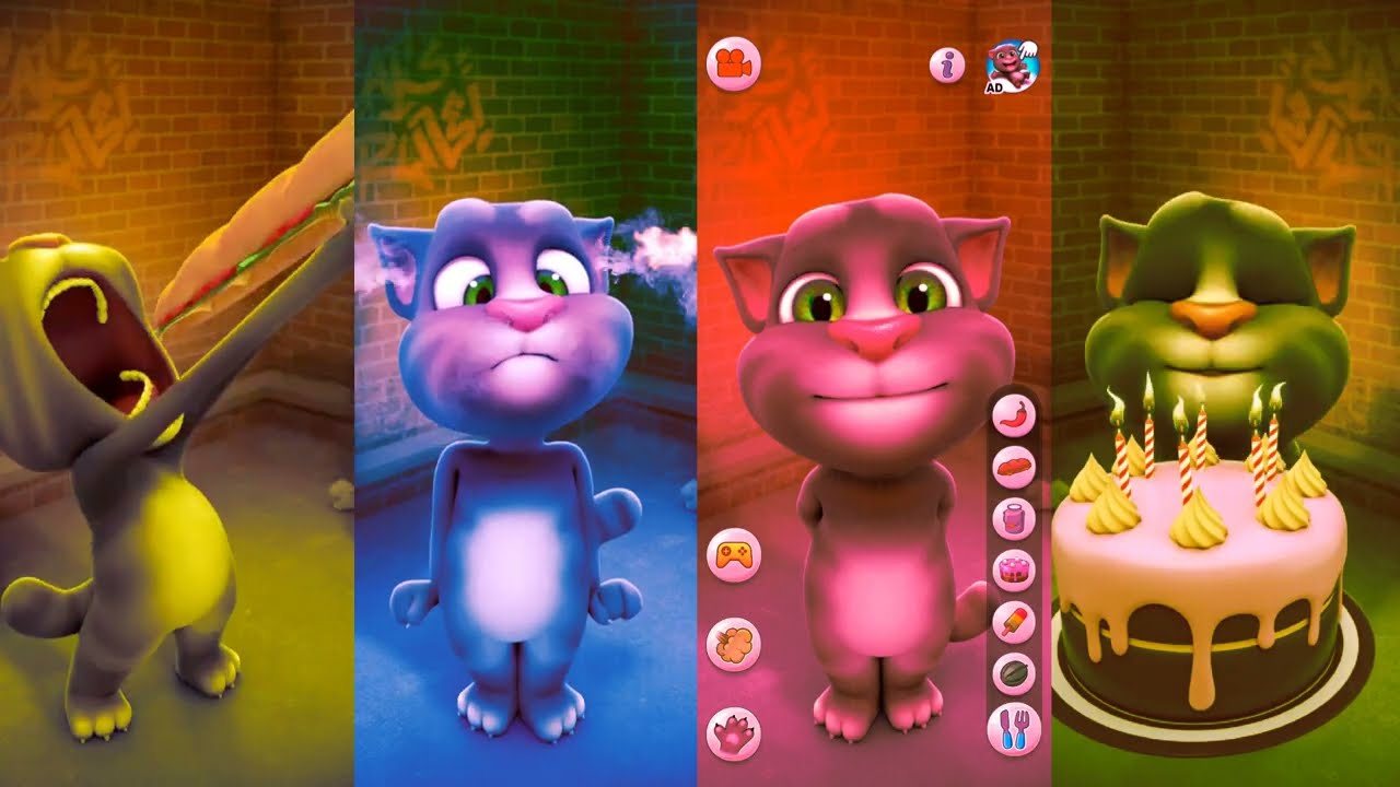 Talking Tom Funny Gameplay Ep1908