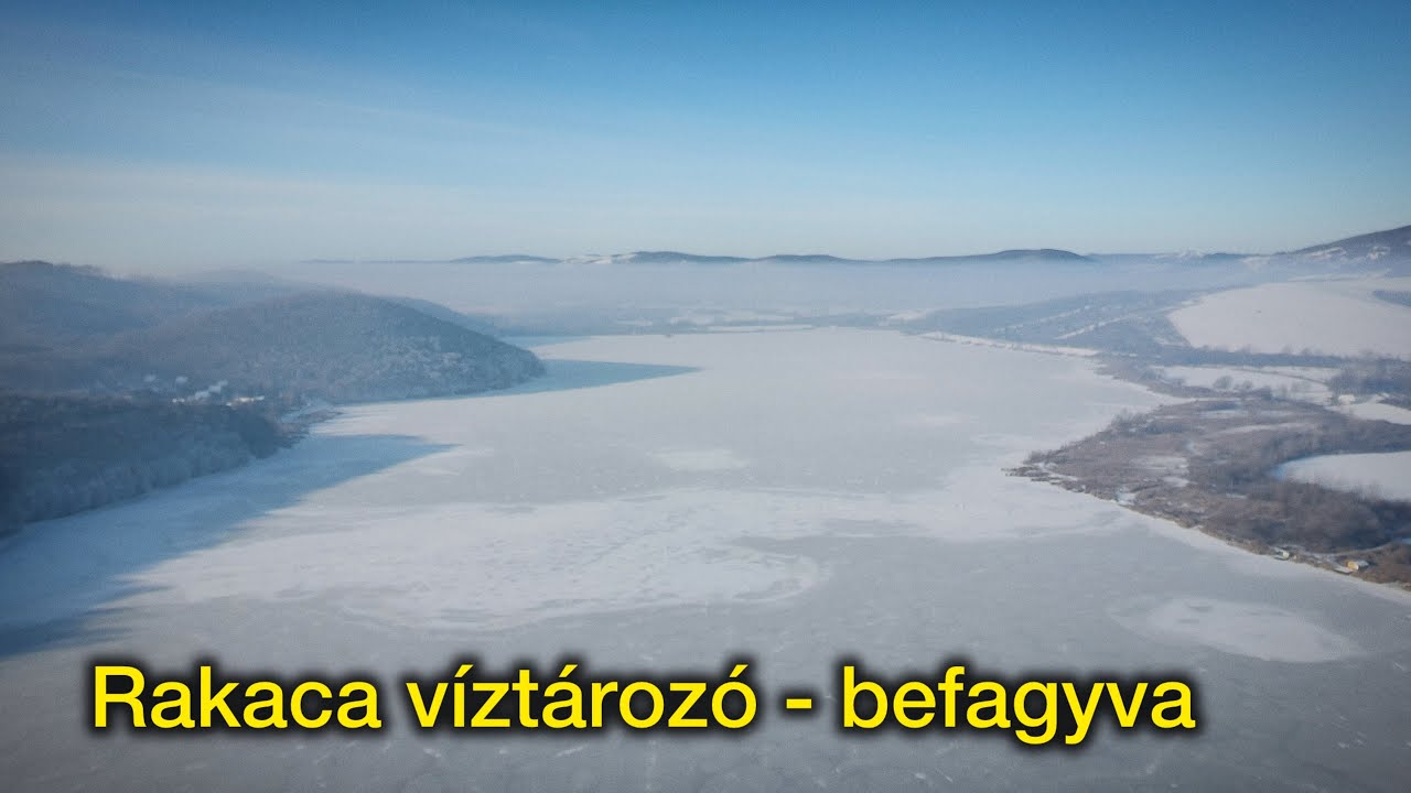 Rakaca víztározó - befagyva
