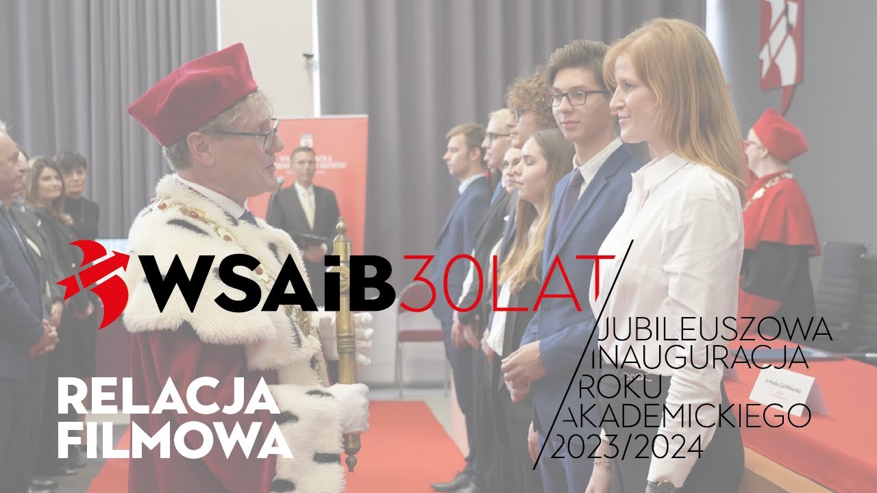 Jubileuszowa Inauguracja Roku Akademickiego 2023/2024 - relacja filmowa