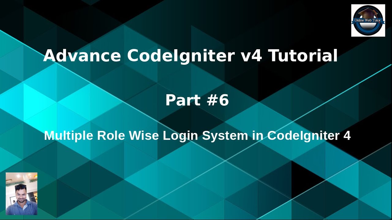 Advance CodeIgniter 4 Framework Tutorials #6 Multiple Authentication Role Wise Login in CodeIgniter