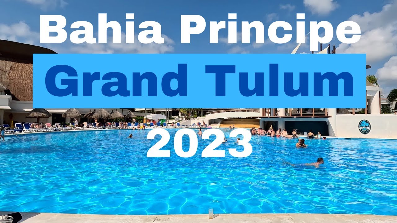 Bahia Principe Grand Tulum Walkaround 2023 Mexico Beach Vacation All-Inclusive