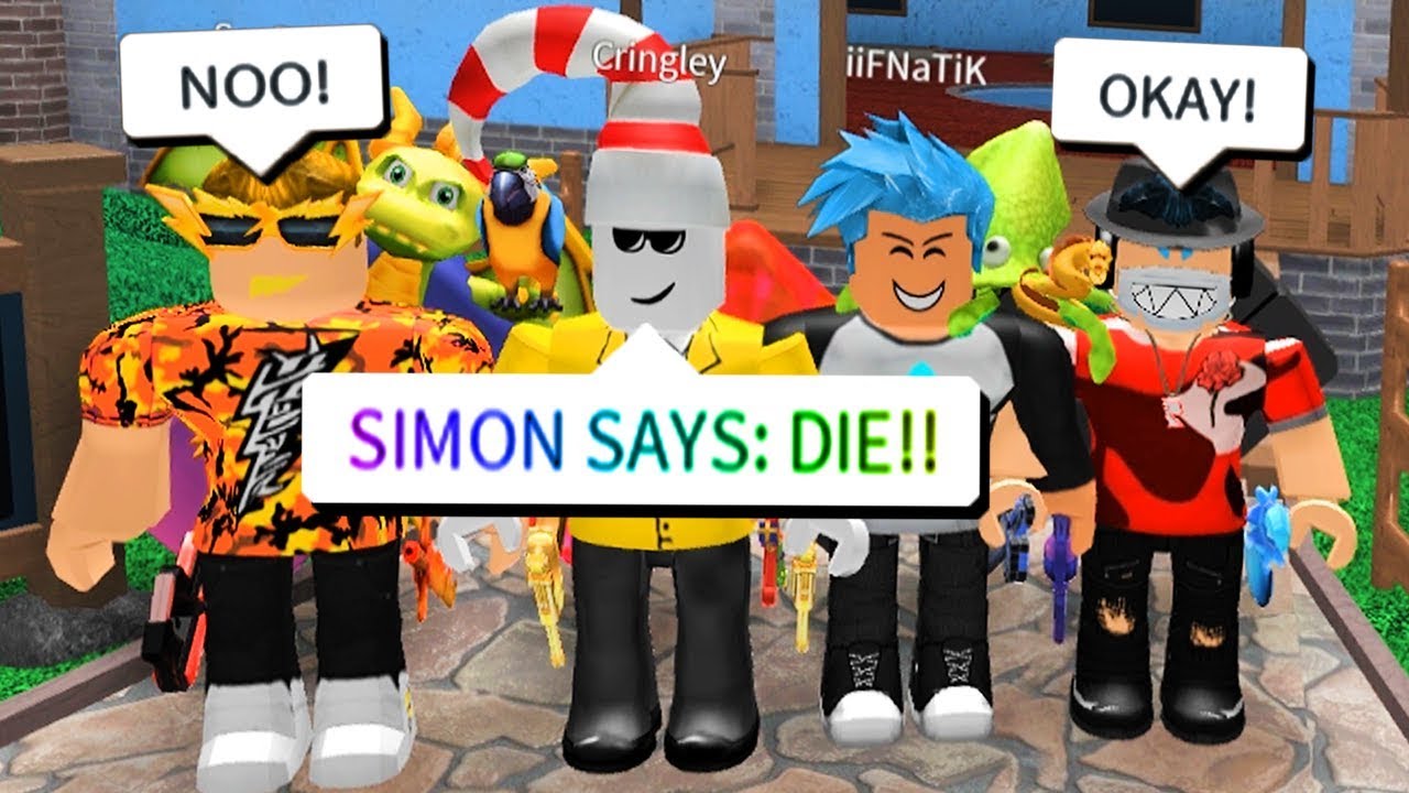 SIMON SAYS IN ROBLOX MURDER MYSTERY 2!!